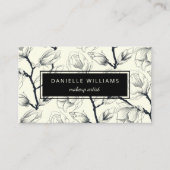 マグノリアエレガントボタニカルネクストアポイントメント 名刺 (正面)