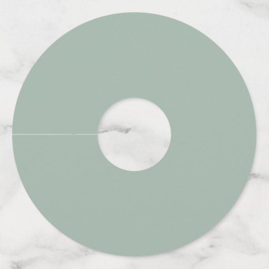 マグノリアエレガントユーカリプスグリーンリー結婚式の引き出物 ワイングラスタグ (裏面)