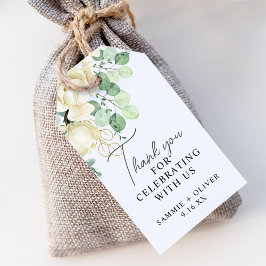 マグノリアエレガントユーカリプトゥスありがとうござ結婚う ギフトタグ