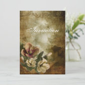 マグノリアエレガントヴィンテージブライダルシャワー招待 招待状 (スタンド正面)