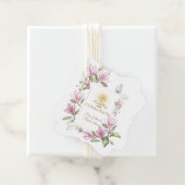 マグノリアエレガント花金ゴールド聖餐式 フェイバータグ (インサイチュ)