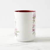 マグノリアエレガント花金ゴールド聖餐式 マグカップ (中央)