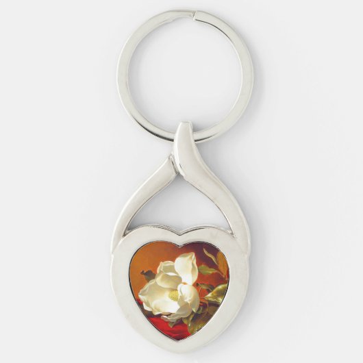 マグノリアオンレッドベルベットマーティンジョンソンヘード キーホルダー (正面)