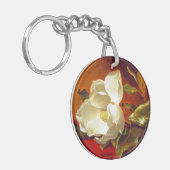 マグノリアオンレッドベルベットマーティンジョンソンヘード キーホルダー (正面左)