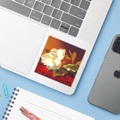 マグノリアオンレッドベルベットマーティンジョンソンヘード シール (ノートパソコンとiPhone)