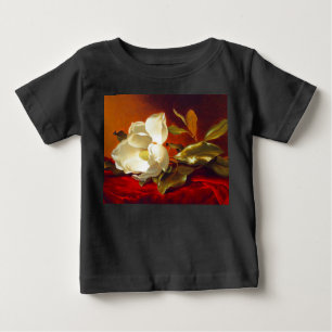マグノリアオンレッドベルベットマーティンジョンソンヘード ベビーTシャツ