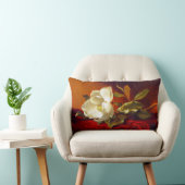 マグノリアオンレッドベルベットマーティンジョンソンヘード ランバークッション (椅子)