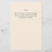 マグノリアクリーモダンム結婚ズタイポグラフィ (裏面)