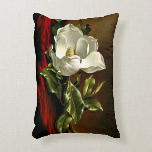 マグノリアグランディフローラ–1895 – マーティンジョンソンヘード アクセントクッション (正面(垂直))