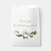 マグノリアグリーンリーブライダルシャワー フェイバーバッグ (正面)