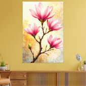 マグノリアグロー キャンバスプリント (インサイチュ (リビング))