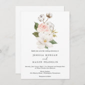 マグノリアコットン結婚式招待状 招待状 (正面/裏面)