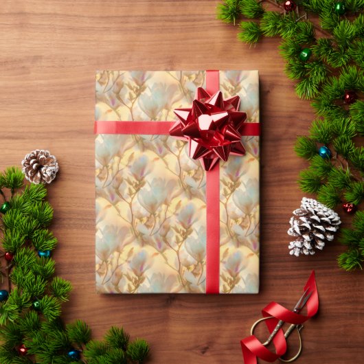 マグノリアサンセット ラッピングペーパー (クリスマスギフト)