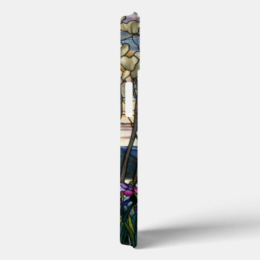 マグノリアスとアイリスのステンドグラス窓 Case-Mate iPhoneケース (裏面 / 右)