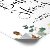 マグノリアスとコットンガーランド赤ちゃんシャワーへようこそ ポスター (角)