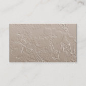 マグノリアスエレガントフローラアートビジネスカード 名刺 (裏面)