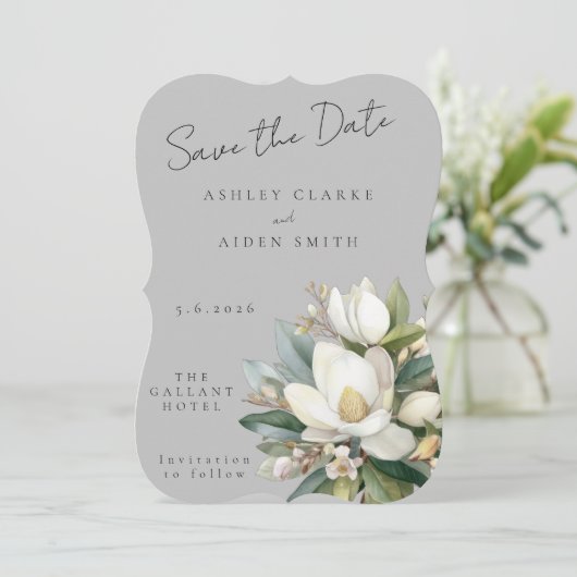 マグノリアスカイフローラ結婚式の日付を保存 (スタンド正面)