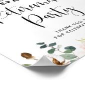 マグノリアスコットンガーランドリタイアメントパーティーへようこそ ポスター (角)