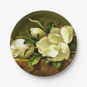 マグノリアス金ゴールドベルベット布 ペーパープレート (正面)