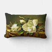 マグノリアス金ゴールドベルベット布 ランバークッション (正面)