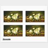 マグノリアス金ゴールドベルベット布 長方形シール (シート)