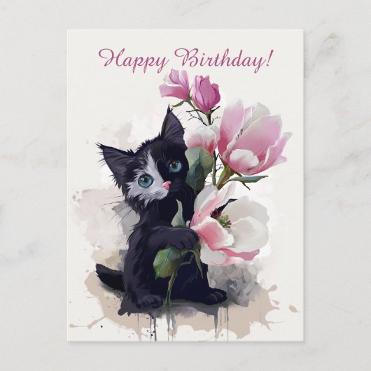 マグノリアス開花 ポストカード (正面)