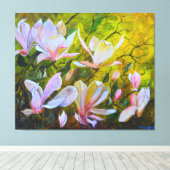 マグノリアス キャンバスプリント (インサイチュ (ウッドフロア))