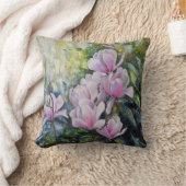 マグノリアセレニティ – フローラアートバイルキアン クッション (ブランケット)