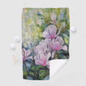 マグノリアセレニティ – フローラアートバイルキアン ゴルフタオル (インサイチュ)