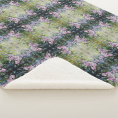 マグノリアセレニティ – フローラアートバイルキアン シェルパブランケット (3/4)