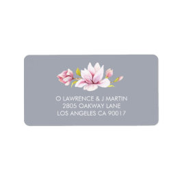 マグノリアチャームフローラ水彩 ラベル