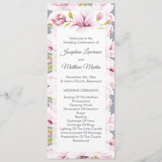 マグノリアチャーム結婚フローラ式 プログラム (正面)