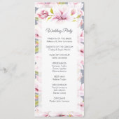 マグノリアチャーム結婚フローラ式 プログラム (裏面)