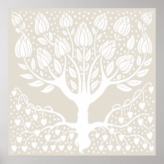 マグノリアツリーバイオーブリーベアズリー ポスター (正面)