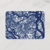 マグノリアツリー – シアノタイプ効果 名刺 (正面)