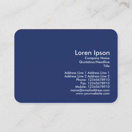 マグノリアツリー – シアノタイプ効果 名刺 (裏面)