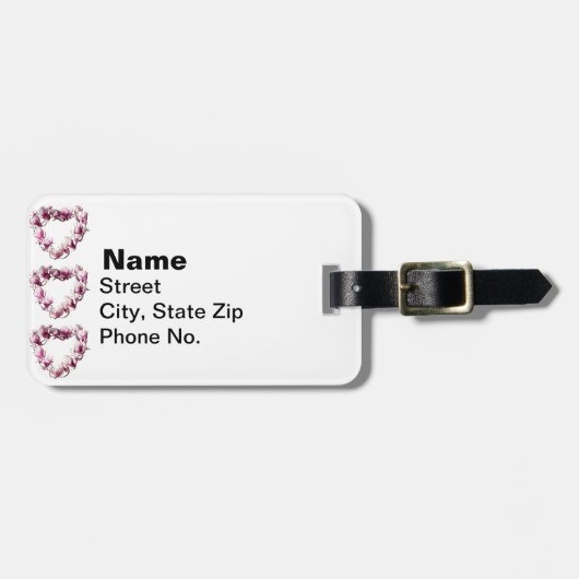 マグノリアハート ラゲッジタグ (正面横)