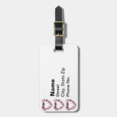 マグノリアハート ラゲッジタグ (正面縦)