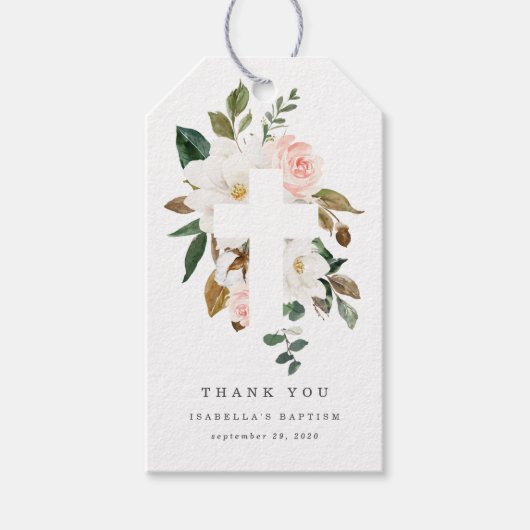 マグノリアバプティスサンキューラベル ギフトタグ (正面)