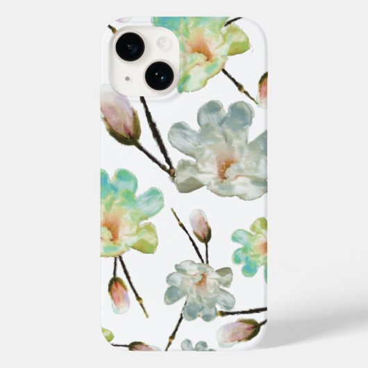 マグノリアパターンiPhoneケース Case-Mate iPhoneケース (裏面)