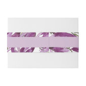 マグノリアパープル薄紫水彩 招待状ベリーバンド (裏面例)