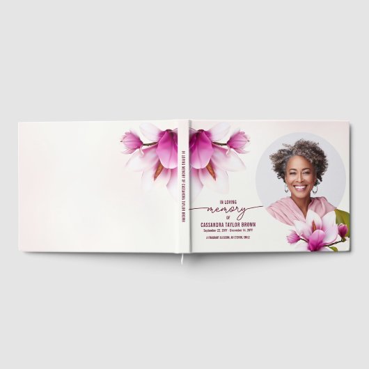 マグノリアピンクフローラメモリアルゲストブック ゲストブック (全面)