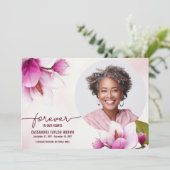 マグノリアピンクフローラメモリアルサンキューカード サンキューカード (スタンド正面)