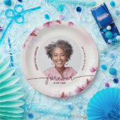 マグノリアピンクフローラメモリアル ペーパープレート (パーティー)