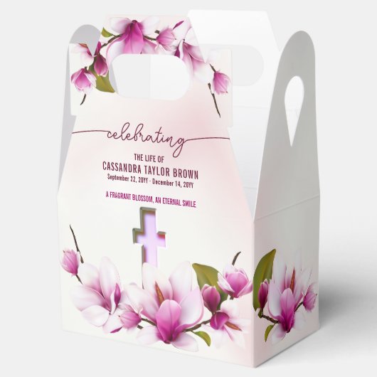 マグノリアピンクフローラ葬儀 フェイバーボックス (オープン)
