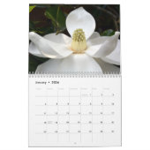 マグノリアフラズビューティフルフォトフローラ カレンダー (1月 2026)