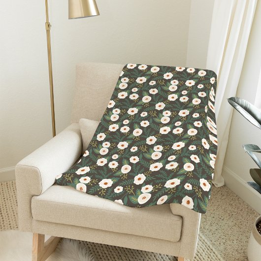 マグノリアフラムスフローラ フリースブランケット