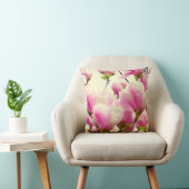 マグノリアフラワーズフローラ植物花シック クッション (椅子)