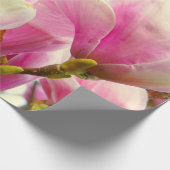 マグノリアフラワーズフローラ植物花シック ラッピングペーパー (角)