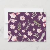 マグノリアフラワーノートカード ノートカード (裏面)